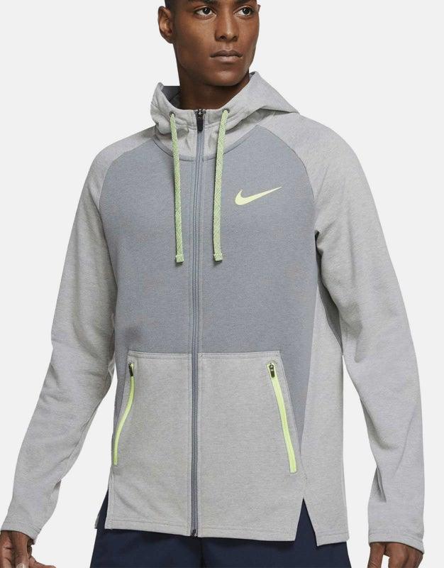Nike ThermaFIT- Men's FullZ-ip Training Hoodie₧ Grey גקט נייק טרמי (יש מכנס תואם - M&A